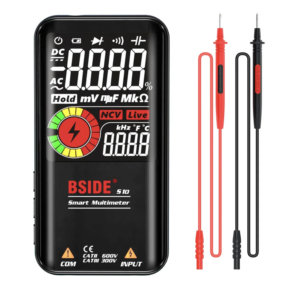 BSIDE S10 Professional Digital Multimeter - Robot Pi Shop