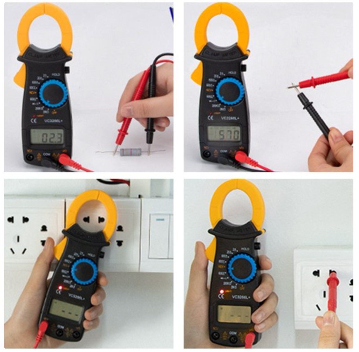 VC3266L+ Digital Clamp Meter Multifunctional Clamp Multimeter