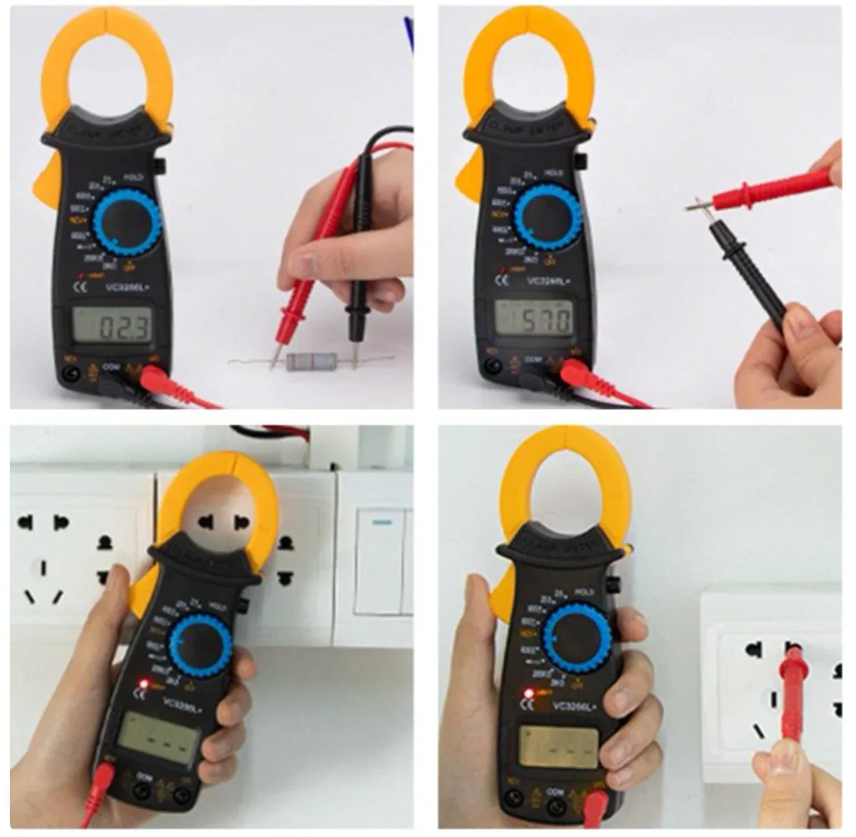 VC3266L+ Digital Clamp Meter Multifunctional Clamp Multimeter - Robot Pi Shop