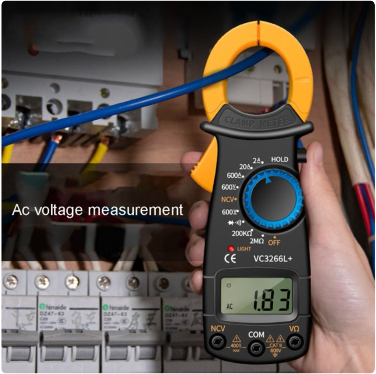 VC3266L+ Digital Clamp Meter Multifunctional Clamp Multimeter