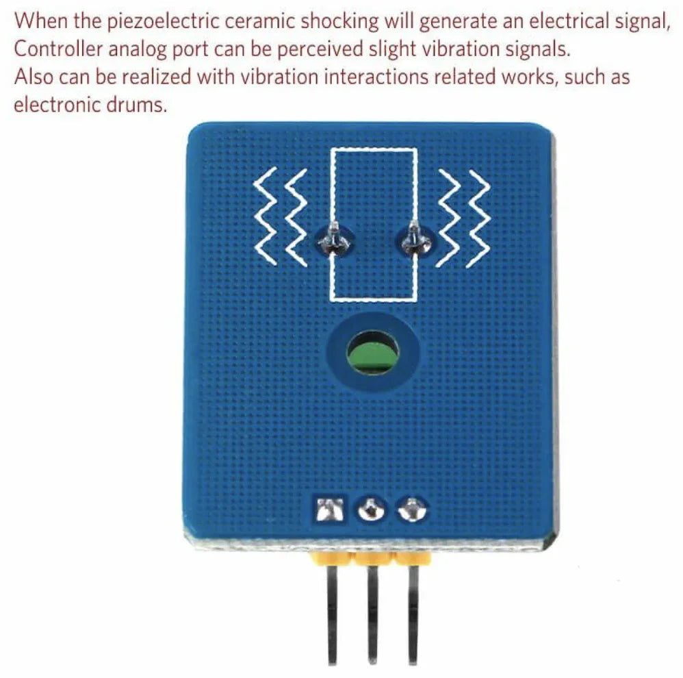 Vibration Icp Module Analog Piezoelectric Ceramic Vibration Module – Robot Pi Shop