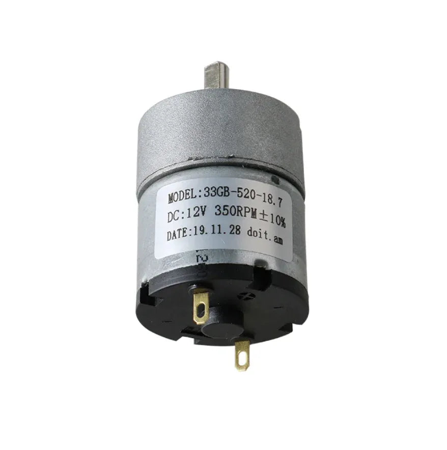 33GB-520 12V 350RPM DC Gear Motor - Robot Pi Shop