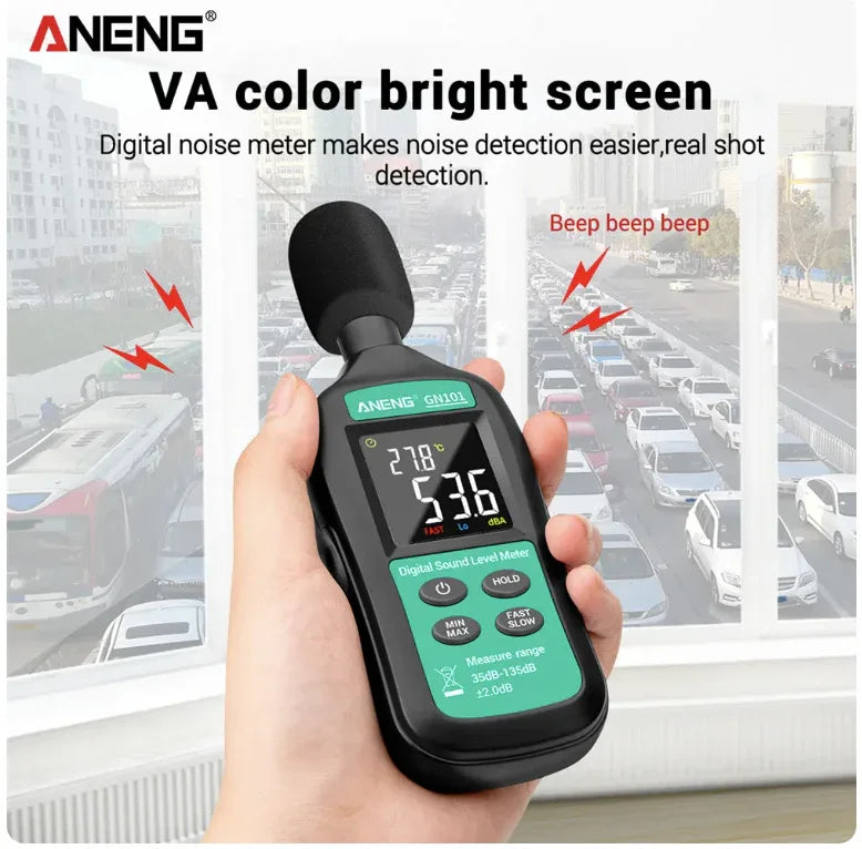 ANENG GN101 Digital Noise Meter - Robot Pi Shop
