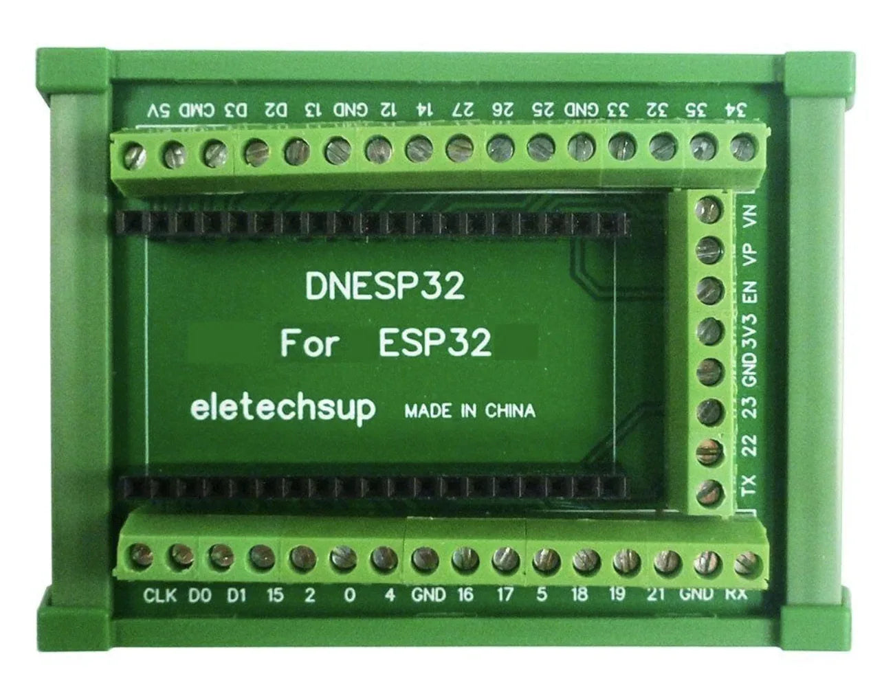 Din Rail Mount Box ESP32 Expansion Board - Robot Pi Shop