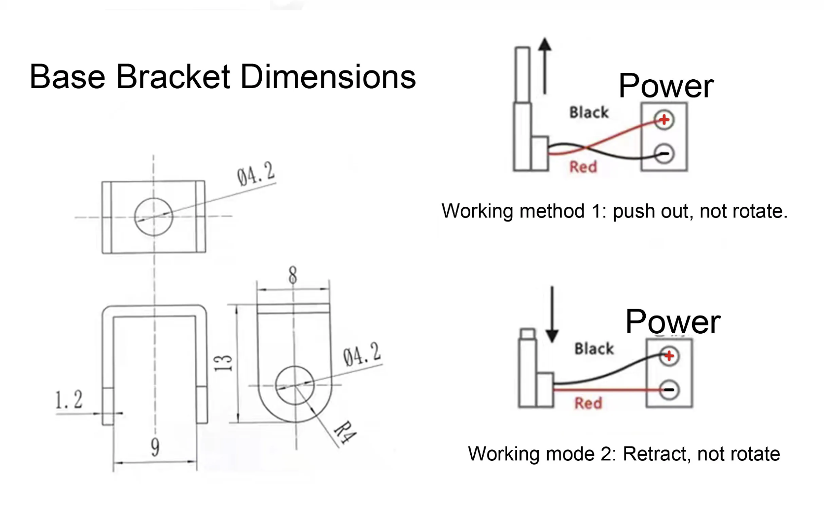 DC 12V Small Linear Actuator