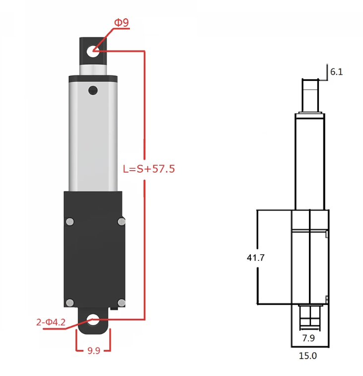 DC 12V Small Linear Actuator