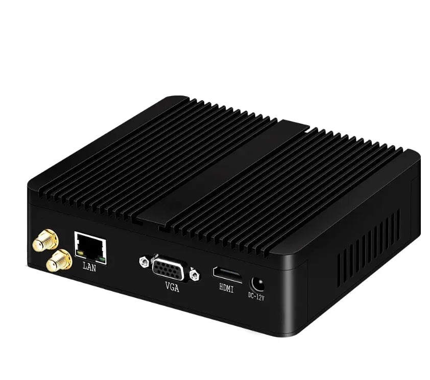 Fanless Mini PC Intel Celeron N2840, 8G RAM 128G SSD WiFi - Robot Pi Shop