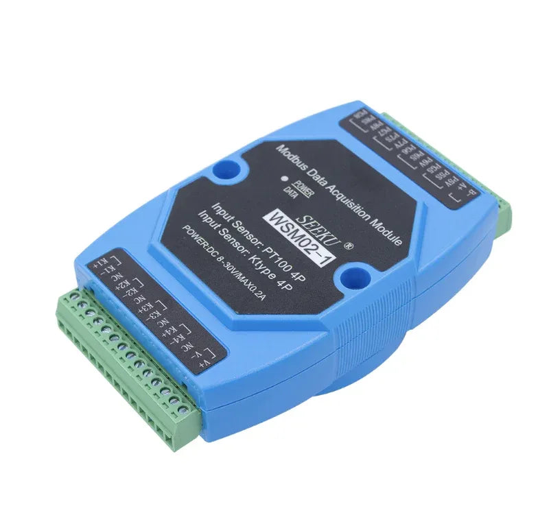 WSM02-1 Modbus Temperature Acquisition Module - Robot Pi Shop