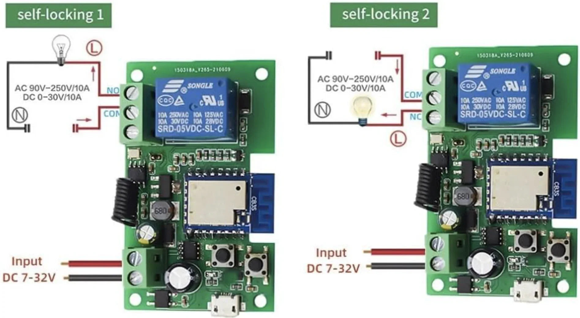 Smart WiFi Wireless Relay Switch Module - Robot Pi Shop