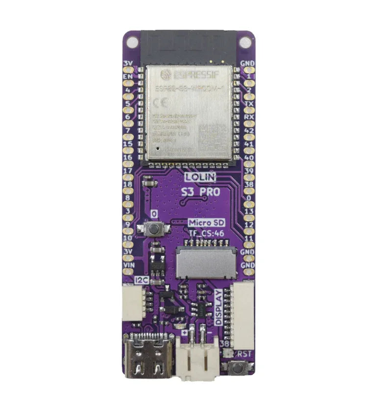 S3 Pro V1.0.0 - LOLIN WIFI BLE IOT Board - Robot Pi Shop