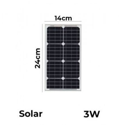 Solar Panel 9V 3W
