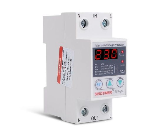 SVP-912 40A Din Rail 230V Adjustable Overvoltage Undervoltage Protective Device