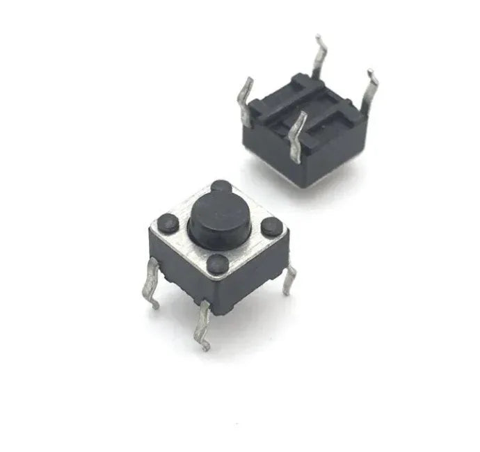 Tactile Switch 6x6x4.3mm - Robot Pi Shop