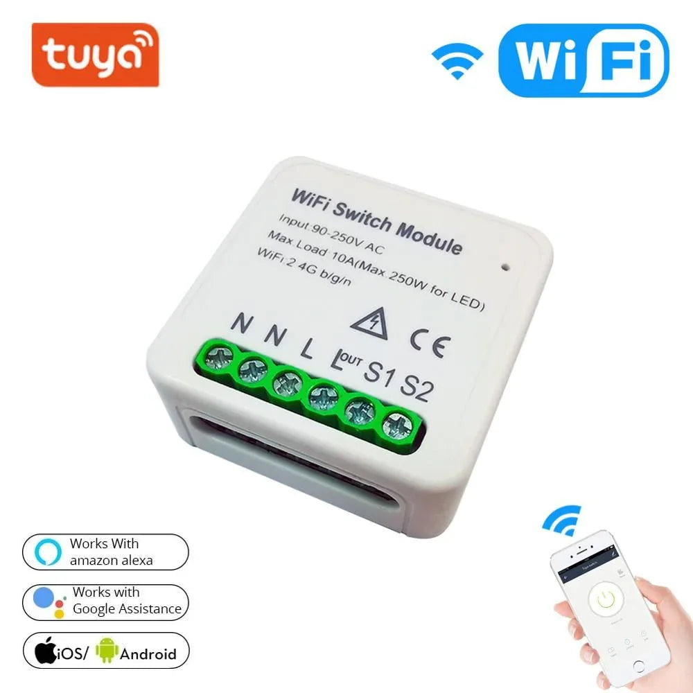 Tuya WiFi Mini DIY Smart Switch - Robot Pi Shop