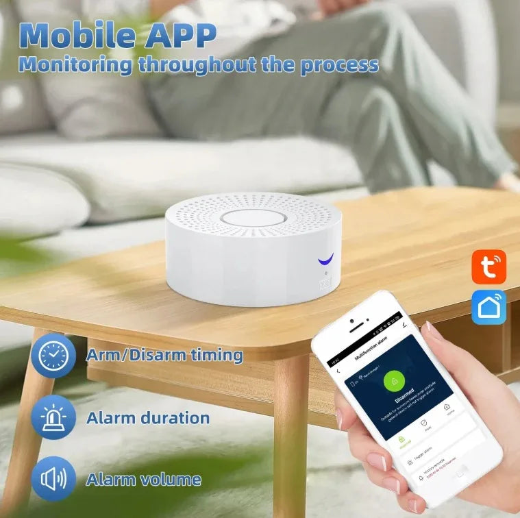 Tuya Wifi Smart Home Alarm System - Robot Pi Shop