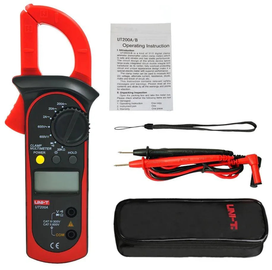 UT200A Digital Clamp Meter - Robot Pi Shop