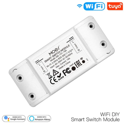MOES DIY WiFi Smart Light Switch Module 16A