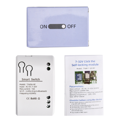 Smart WiFi Wireless Relay Switch Module
