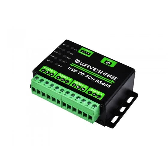 Industrial USB TO 4Ch RS485 Converter - Robot Pi Shop