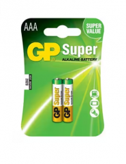 GP Super Alkaline Battery AAA 2 Batteries